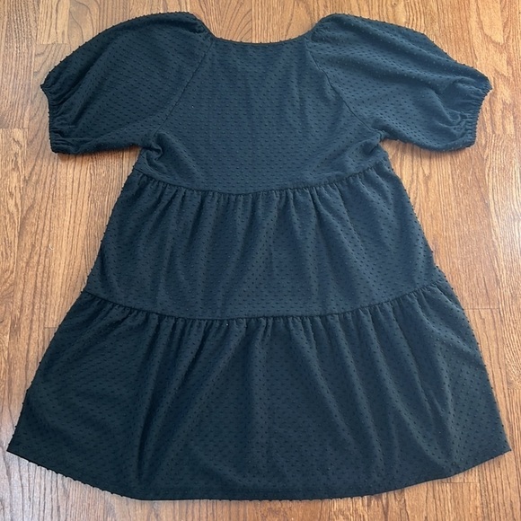 J. Crew Bubble Sleeve Tiered Smock Dress size M - Picture 2 of 5
